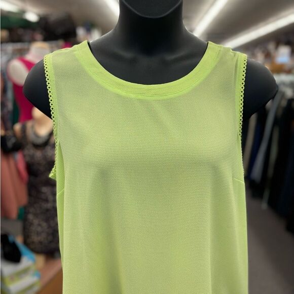 Tribal Ladies Lime green Tank Top - Picture 2 of 11